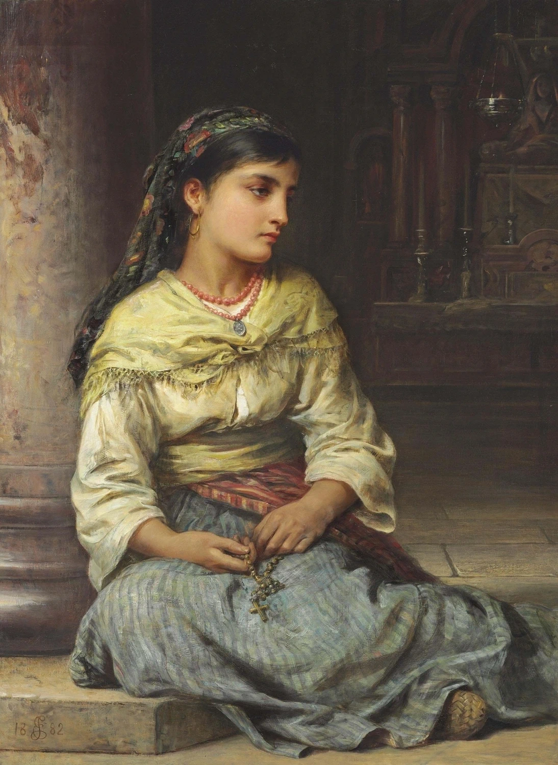 In chiesa, 1882